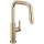 19868LF-CZ Nicoli 11.06-in x 10.75-in x 15.75-in Single-Handle Pull-Down Kitchen Faucet, Champagne Bronze