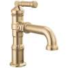 584-CZ-PR-DST Broderick 7.13-in x 2.00-in x 7.56-in Single Handle Bathroom Faucet, Lumicoat Champagne Bronze