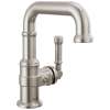 584SH-SS-PR-DST Broderick 7.13-in x 2.00-in x 7.94-in Single Handle Bathroom Faucet, Lumicoat Stainless