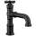 587-BL-DST Broderick 7.13-in x 2.00-in x 7.50-in Single Handle Bathroom Faucet, Matte Black