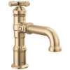 587-CZ-PR-DST Broderick 7.13-in x 2.00-in x 7.50-in Single Handle Bathroom Faucet, Lumicoat Champagne Bronze
