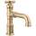587-CZ-PR-DST Broderick 7.13-in x 2.00-in x 7.50-in Single Handle Bathroom Faucet, Lumicoat Champagne Bronze