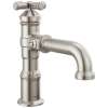 587-SS-PR-DST Broderick 7.13-in x 2.00-in x 7.50-in Single Handle Bathroom Faucet, Lumicoat Stainless
