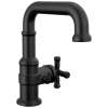 587SH-BL-DST Broderick 7.13-in x 2.00-in x 7.94-in Single Handle Bathroom Faucet, Matte Black