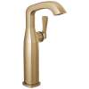 776-CZ-PR-DST Stryke 6.56-in x 4.38-in x 11.19-in Single Handle Vessel Bathroom Faucet, Lumicoat Champagne Bronze