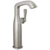 776-SS-PR-DST Stryke 6.56-in x 4.38-in x 11.19-in Single Handle Vessel Bathroom Faucet, Lumicoat Stainless
