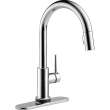 9159TL-DST Trinsic 11.38-in x 4.19-in x 16.19-in Touch2O Kitchen Faucet with Touchless Technology, Chrome