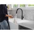 9159TLV-BL-DST Trinsic 11.38-in x 4.19-in x 16.19-in VoiceIQ Kitchen Faucet with Touch2O with Touchless Technology, Matte Black