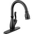 9178TL-BL-DST Leland 11.63-in x 10.75-in x 15.38-in Touch2O Kitchen Faucet with Touchless Technology, Matte Black