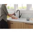 9178TL-BL-DST Leland 11.63-in x 10.75-in x 15.38-in Touch2O Kitchen Faucet with Touchless Technology, Matte Black