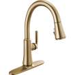 9179-CZ-DST Coranto 1.25-in x 10.75-in x 15.88-in Single-Handle Pull-Down Kitchen Faucet, Champagne Bronze