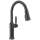 9184-BL-DST Renaldi 11.56-in x 2.81-in x 16.56-in Single-Handle Pull-Down Kitchen Faucet, Matte Black