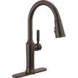 9184-RB-DST Renaldi 11.56-in x 2.81-in x 16.56-in Single-Handle Pull-Down Kitchen Faucet, Venetian Bronze