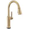 9184TL-CZ-PR-DST Renaldi 11.56-in x 2.81-in x 17.00-in Touch2O Kitchen Faucet with Touchless Technology, Lumicoat Champagne Bronze