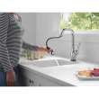 9678TL-DST Leland 9.13-in x 3.50-in x 14.56-in Touch2O Bar and Prep Faucet with Touchless Technology, Chrome