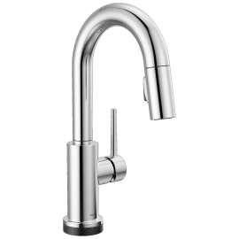9959TL-DST Trinsic 8.38-in x 4.19-in x 13.50-in Touch2O Bar and Prep Faucet with Touchless Technology, Chrome