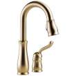 9978-CZ-DST Leland 8.69-in x 4.50-in x 14.00-in Single-Handle Pull-Down Bar and Prep Faucet, Champagne Bronze