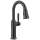 9984-BL-DST Renaldi 8.81-in x 2.81-in x 14.44-in Single-Handle Pull-Down Bar and Prep Faucet, Matte Black