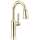 9984-PN-PR-DST Renaldi 8.81-in x 2.81-in x 14.44-in Single-Handle Pull-Down Bar and Prep Faucet, Lumicoat Polished Nickel