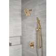 50570-CZ-PR Universal Showering Components Square Wall Elbow for Hand Shower, Lumicoat Champagne Bronze