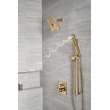 50570-CZ-PR Universal Showering Components Square Wall Elbow for Hand Shower, Lumicoat Champagne Bronze