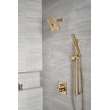 50570-CZ-PR Universal Showering Components Square Wall Elbow for Hand Shower, Lumicoat Champagne Bronze