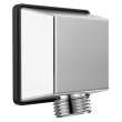 50570-PR Universal Showering Components Square Wall Elbow for Hand Shower, Lumicoat Chrome