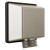 50570-SS-PR Universal Showering Components Square Wall Elbow for Hand Shower, Lumicoat Stainless