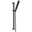 51140-BL Universal Showering Components H2Okinetic Hand Shower 1.75 GPM w/Slide Bar 4S, Matte Black