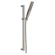 51140-SS-PR Universal Showering Components H2Okinetic Hand Shower 1.75 GPM w/Slide Bar 4S, Lumicoat Stainless