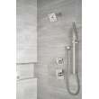 51140-SS-PR Universal Showering Components H2Okinetic Hand Shower 1.75 GPM w/Slide Bar 4S, Lumicoat Stainless