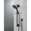 51386-BL Universal Showering Components 3-Setting Slide Bar Handshower, Matte Black