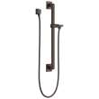 51500-RB Universal Showering Components Adjustable Slide Bar / Grab Bar Assembly with Elbow, Venetian Bronze