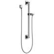 51500Universal Showering Components Adjustable Slide Bar / Grab Bar Assembly with Elbow, Chrome