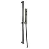 51567-KS-PR Universal Showering Components H2Okinetic Single-Setting Slide Bar Hand Shower, Lumicoat Black Stainless