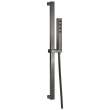 51567-KS-PR Universal Showering Components H2Okinetic Single-Setting Slide Bar Hand Shower, Lumicoat Black Stainless