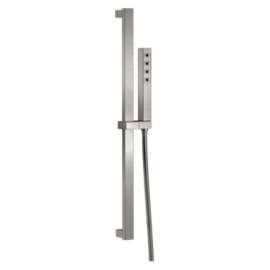 51567-SS-PR Universal Showering Components H2Okinetic Single-Setting Slide Bar Hand Shower, Lumicoat Stainless