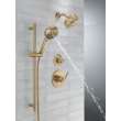 51584-CZ-PR Universal Showering Components 7-Setting Slide Bar Hand Shower with Cleaning Spray, Lumicoat Champagne Bronze