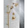 51584-CZ-PR Universal Showering Components 7-Setting Slide Bar Hand Shower with Cleaning Spray, Lumicoat Champagne Bronze