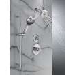 51584-PR Universal Showering Components 7-Setting Slide Bar Hand Shower with Cleaning Spray, Lumicoat Chrome