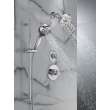 51584-PR Universal Showering Components 7-Setting Slide Bar Hand Shower with Cleaning Spray, Lumicoat Chrome
