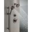 51584-RB Universal Showering Components 7-Setting Slide Bar Hand Shower with Cleaning Spray, Venetian Bronze
