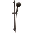 51584-RB Universal Showering Components 7-Setting Slide Bar Hand Shower with Cleaning Spray, Venetian Bronze