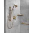 51600-CZ Universal Showering Components Adjustable Slide Bar / Grab Bar Assembly with Elbow, Champagne Bronze
