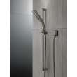 51799-KS-PR Universal Showering Components H2Okinetic 3-Setting Slide Bar Hand Shower, Lumicoat Black Stainless