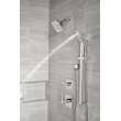 51799-PR Universal Showering Components H2Okinetic 3-Setting Slide Bar Hand Shower, Lumicoat Chrome
