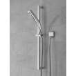 51799-PR Universal Showering Components H2Okinetic 3-Setting Slide Bar Hand Shower, Lumicoat Chrome