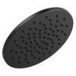 52158-BL Universal Showering Components Single-Setting Metal Raincan Shower Head, Matte Black