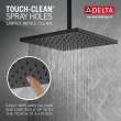 52159-BL Universal Showering Components Single-Setting Metal Raincan Shower Head, Matte Black