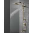 52159-PN-PR Universal Showering Components Single-Setting Metal Raincan Shower Head, Lumicoat Polished Nickel